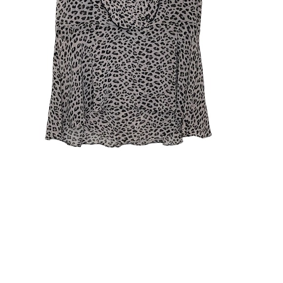 Cabi Women Tank Top 2 Piece Leopard Print Flutter Ruffle V Neck Sleeveless Small - Picture 4 of 10